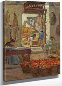 Marketplace By Anna Lee Stacey Fine Art Print