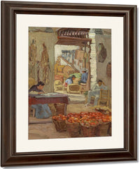 Marketplace By Anna Lee Stacey Fine Art Print