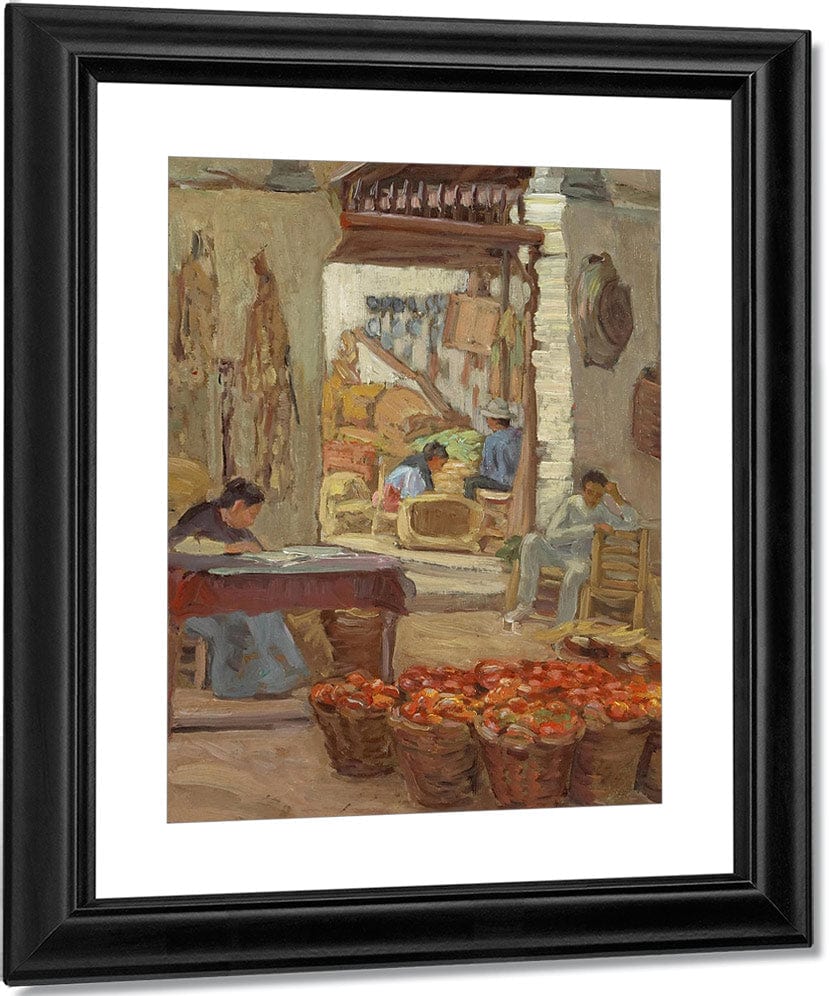 Marketplace By Anna Lee Stacey Fine Art Print