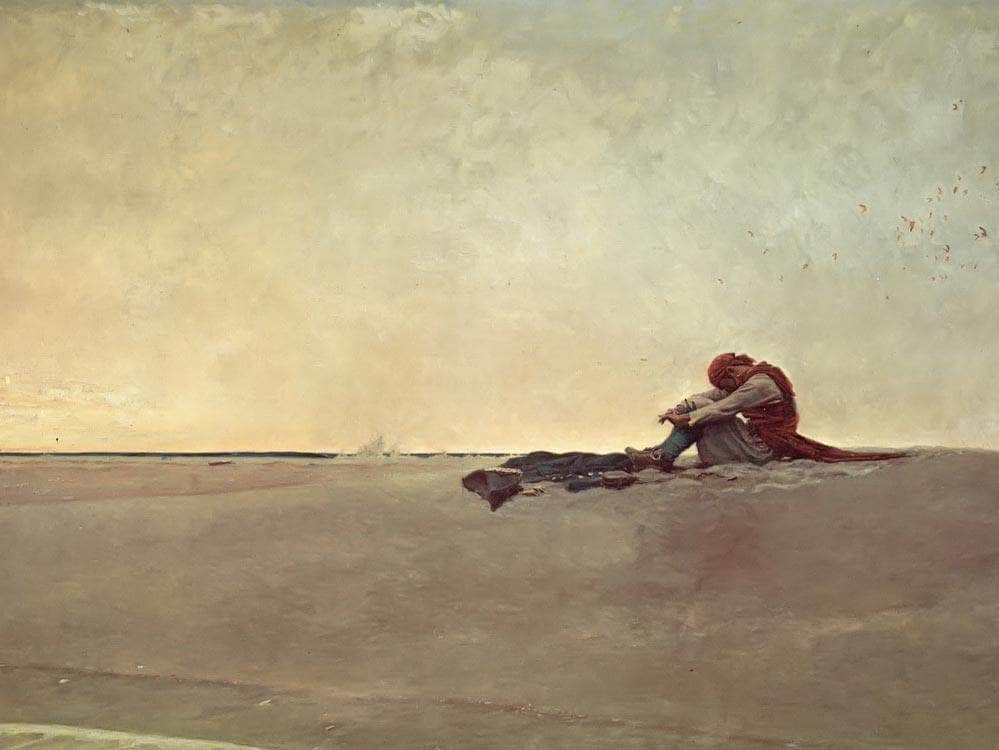 Marooned By Howard Pyle Fine Art Print