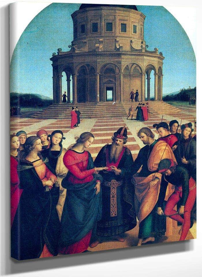 Marriage Of The Virgin By Raphael Fine Art Print