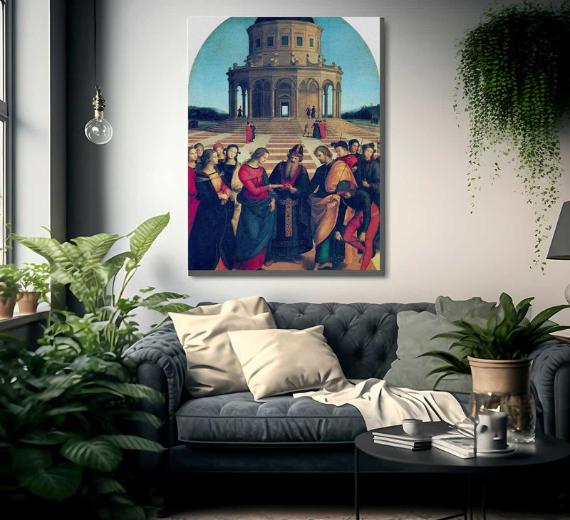 Marriage Of The Virgin By Raphael Fine Art Print