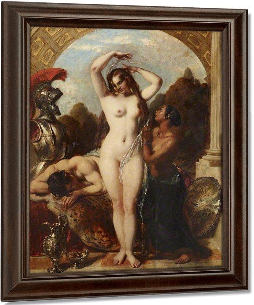 Mars, Venus And An Attendant By William Etty Fine Art Print