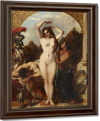 Mars, Venus And An Attendant By William Etty Fine Art Print