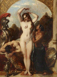 Mars, Venus And An Attendant By William Etty Fine Art Print