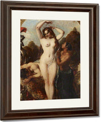 Mars, Venus And An Attendant By William Etty Fine Art Print