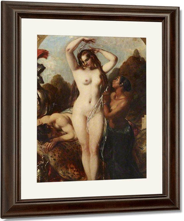 Mars, Venus And An Attendant By William Etty Fine Art Print