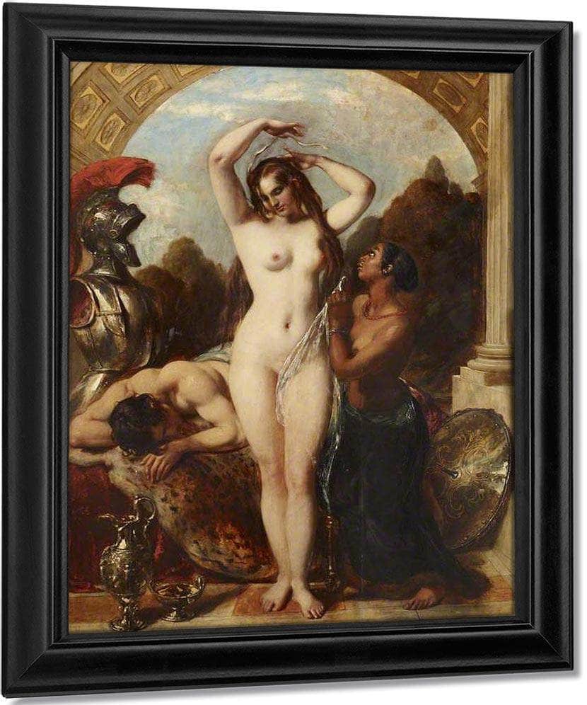 Mars, Venus And An Attendant By William Etty Fine Art Print