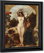 Mars, Venus And An Attendant By William Etty Fine Art Print