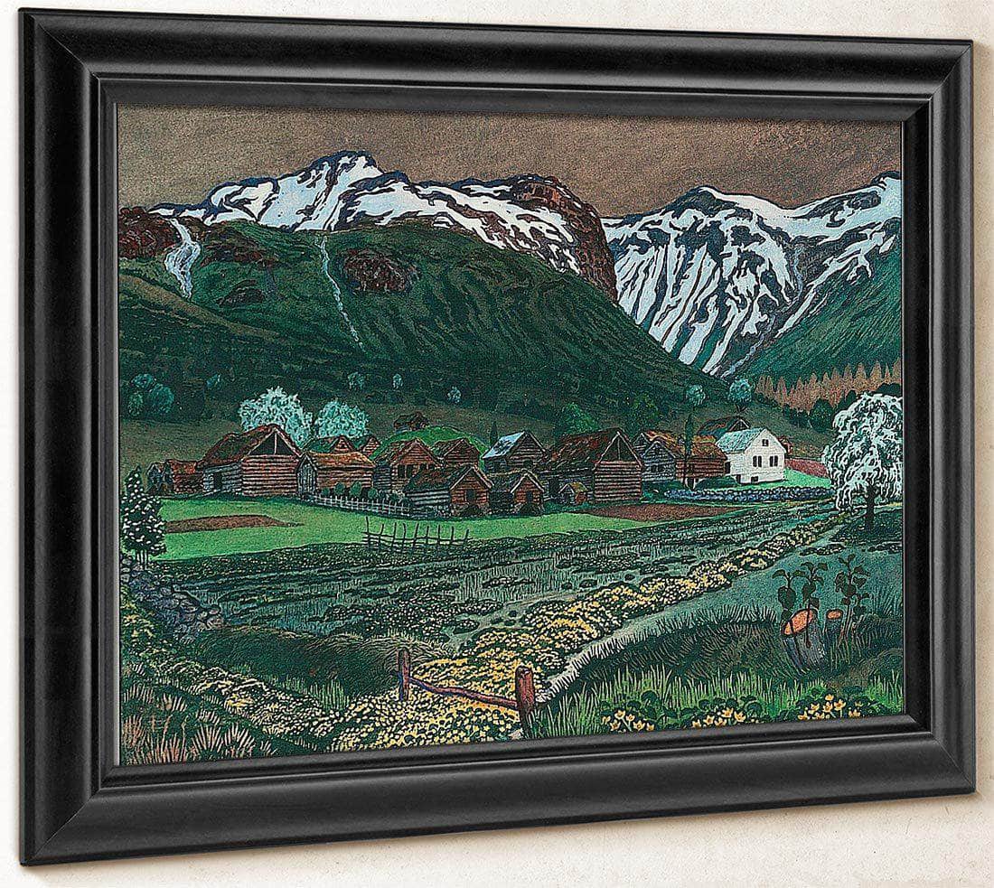 Marsh Marigold Night 2 By Nicolai Astrup Fine Art Print