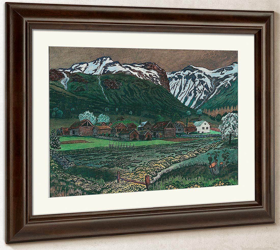 Marsh Marigold Night 2 By Nicolai Astrup Fine Art Print