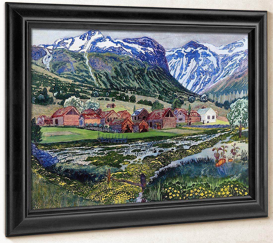 Marsh Marigold Night By Nicolai Astrup Fine Art Print