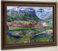 Marsh Marigold Night By Nicolai Astrup Fine Art Print