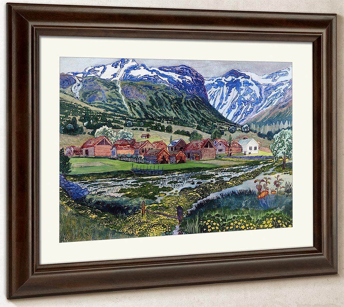 Marsh Marigold Night By Nicolai Astrup Fine Art Print