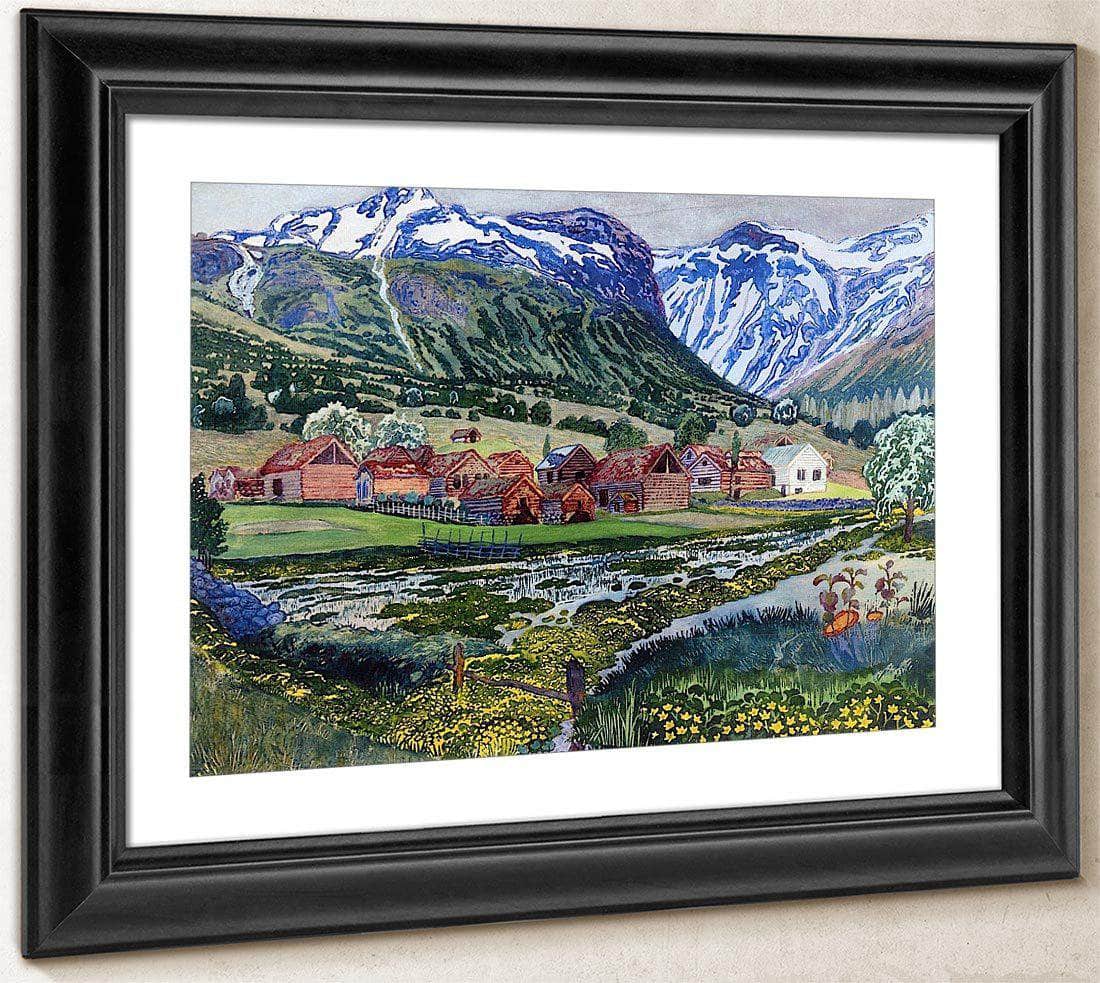 Marsh Marigold Night By Nicolai Astrup Fine Art Print