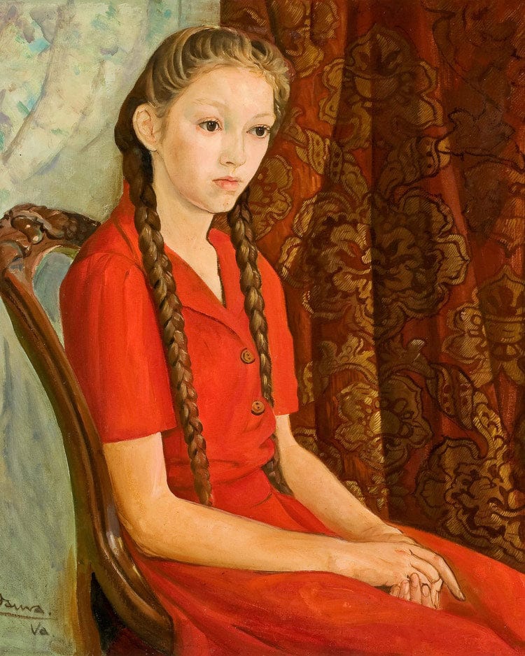 Martha At Thirteen By Pierre Daura Fine Art Print