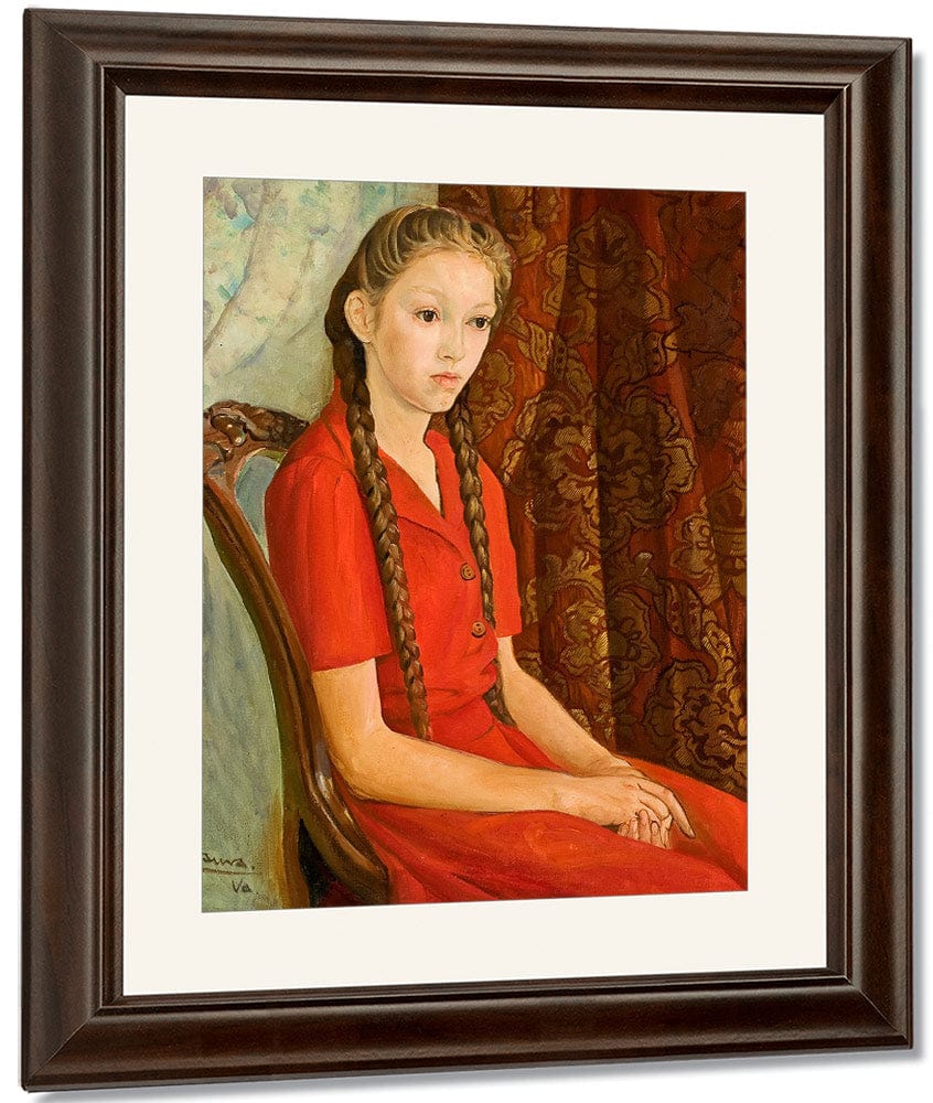Martha At Thirteen By Pierre Daura Fine Art Print