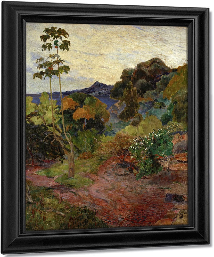 Martinique Landscape By Eugene Henri Paul Gauguin Fine Art Print
