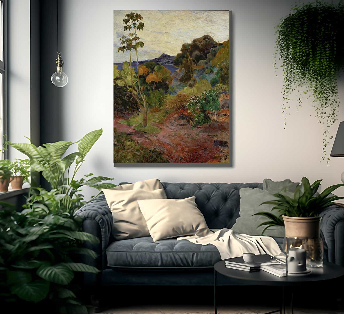 Martinique Landscape By Eugene Henri Paul Gauguin Fine Art Print