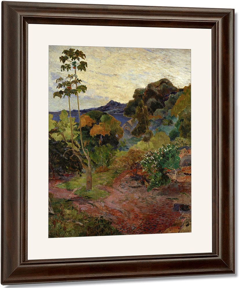Martinique Landscape By Eugene Henri Paul Gauguin Fine Art Print