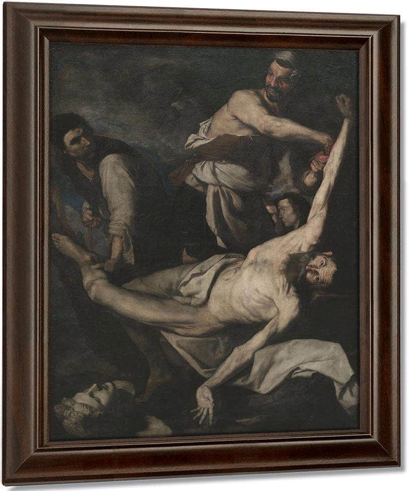 Martiri De Sant Bartomeu By Jusepe De Ribera Fine Art Print