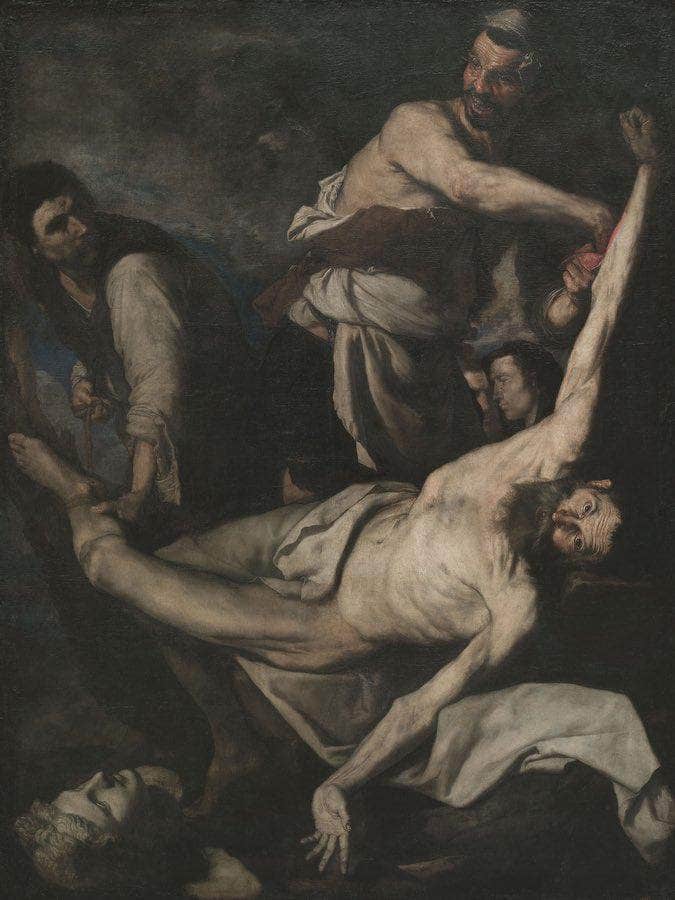 Martiri De Sant Bartomeu By Jusepe De Ribera Fine Art Print