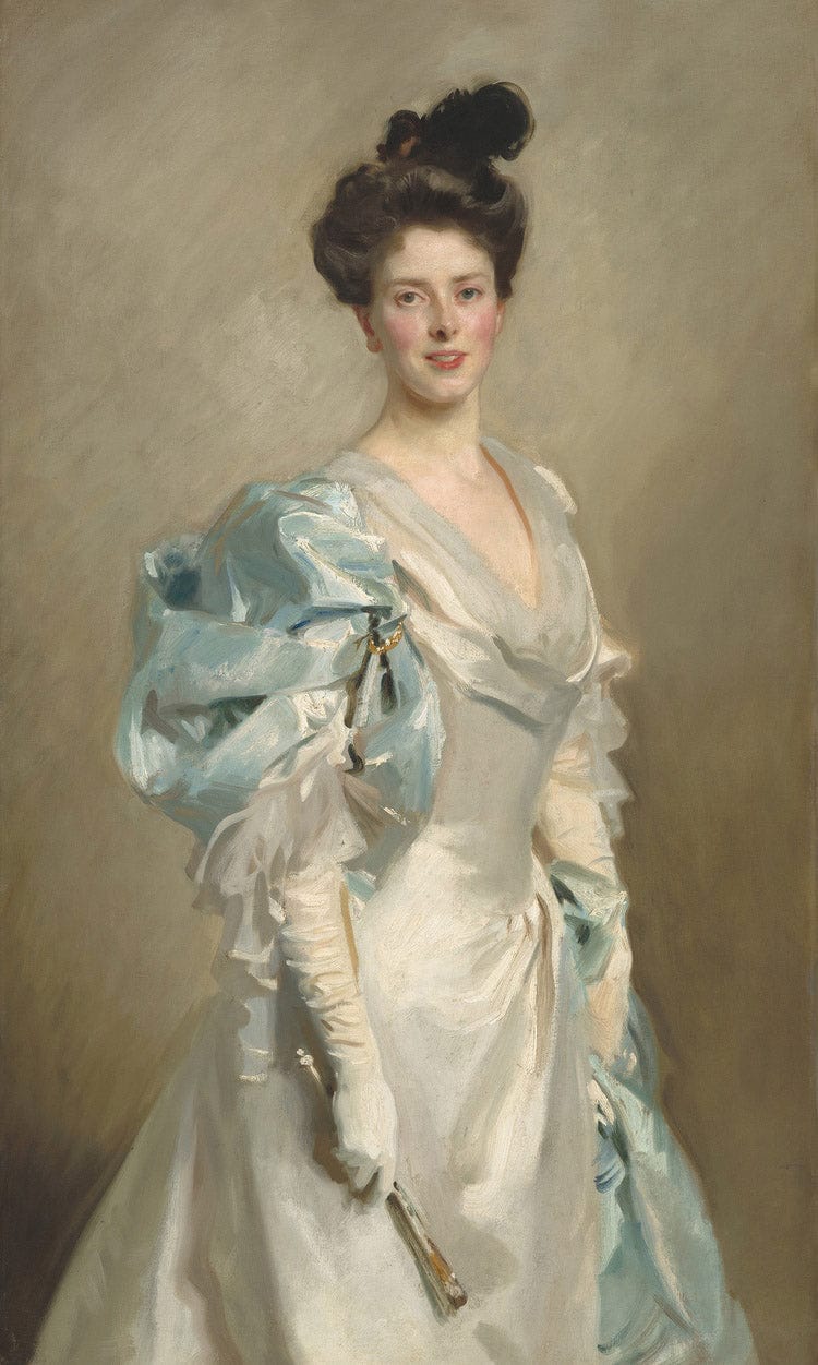 Mary Crowninshield Endicott Chamberlain (Mrs. Joseph Chamberlain) By John Singer Sargent Fine Art Print