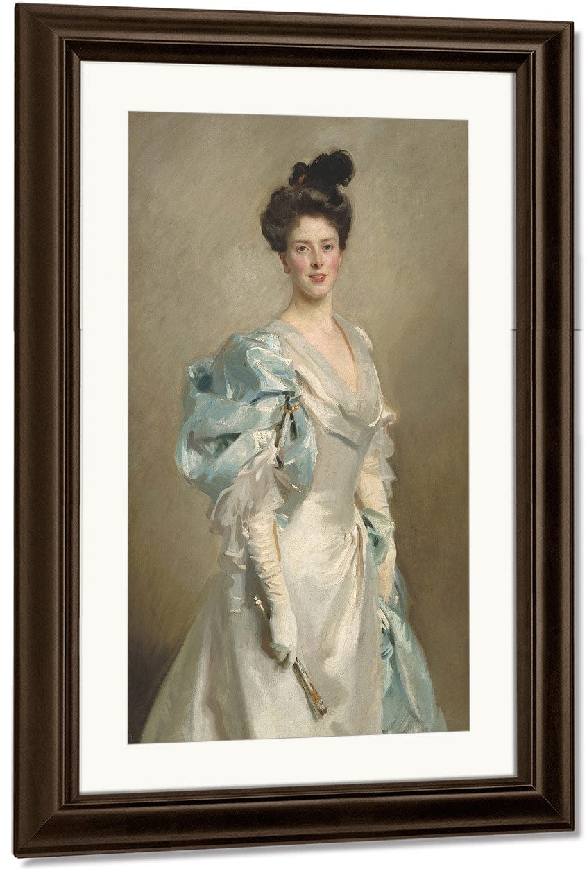 Mary Crowninshield Endicott Chamberlain (Mrs. Joseph Chamberlain) By John Singer Sargent Fine Art Print