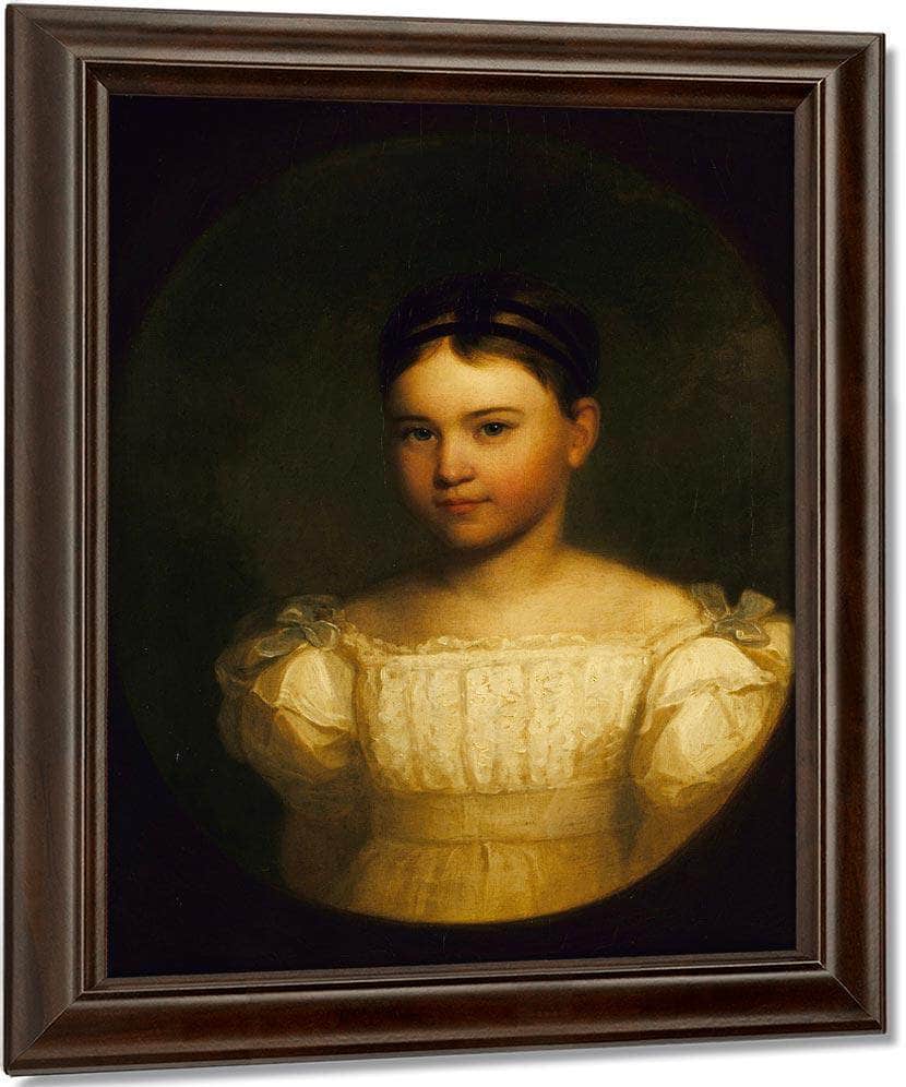 Mary Louisa Adams By Asher B Durand Fine Art Print