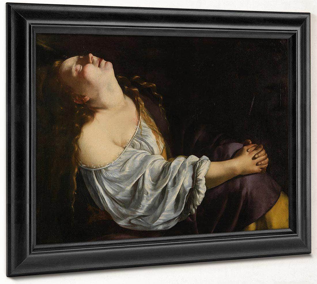 Mary Magdalene 1620 By Artemisia Gentileschi Fine Art Print