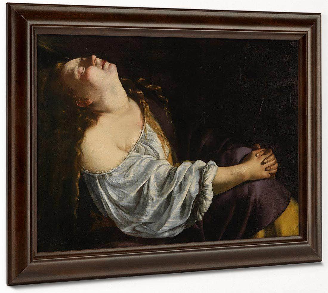 Mary Magdalene 1620 By Artemisia Gentileschi Fine Art Print
