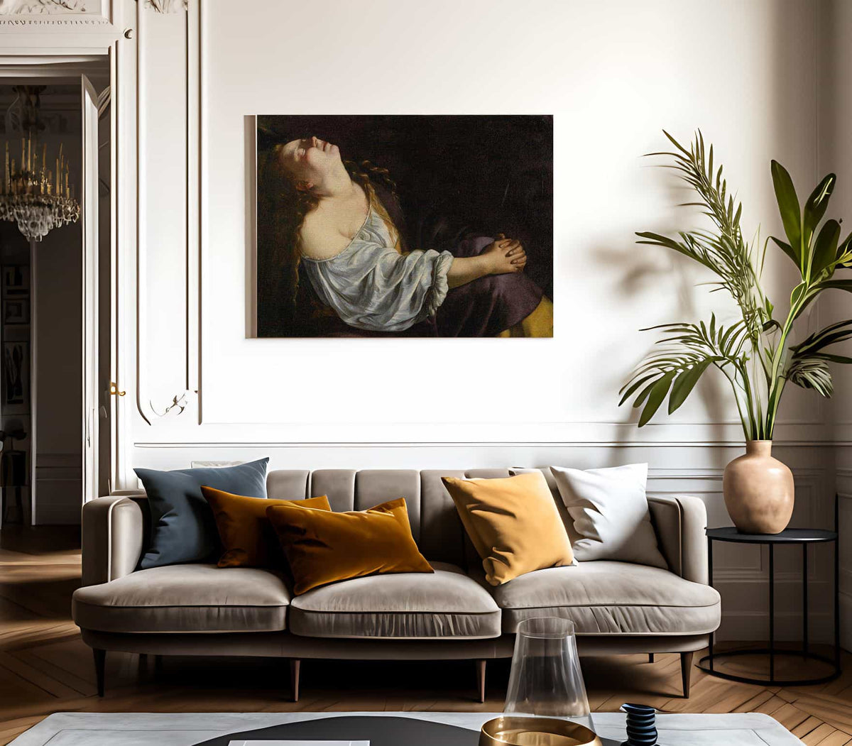 Mary Magdalene 1620 By Artemisia Gentileschi Fine Art Print