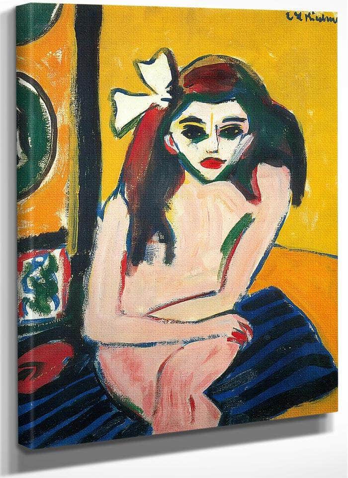 Marzella (Franzi) By Ernst Ludwig Kirchner Fine Art Print