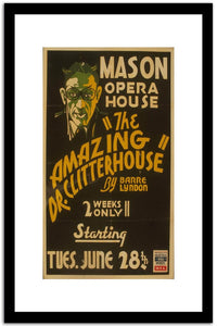 Mason Opera House  Vintage Poster Fine Art Print