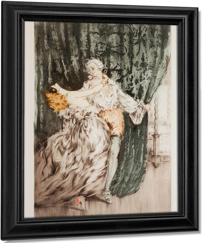 Masquerade 1928 By Louis Icart Fine Art Print