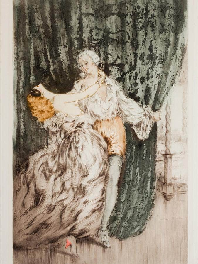 Masquerade 1928 By Louis Icart Fine Art Print