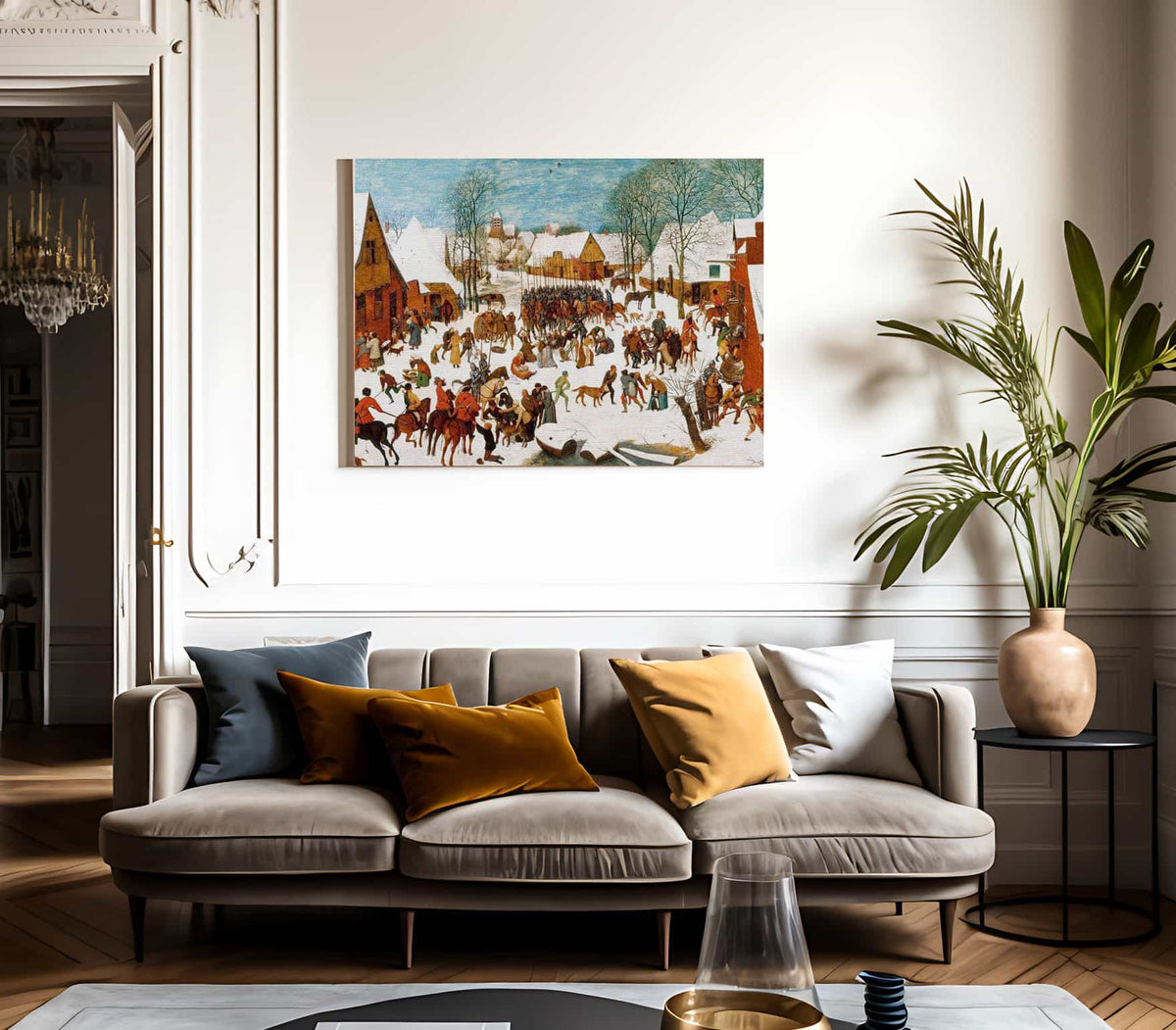 Massacre Of The Innocents 1565 1567 109 2X158 1 Royal Collection Upton House Warwichshire By The Elder Fine Art Print