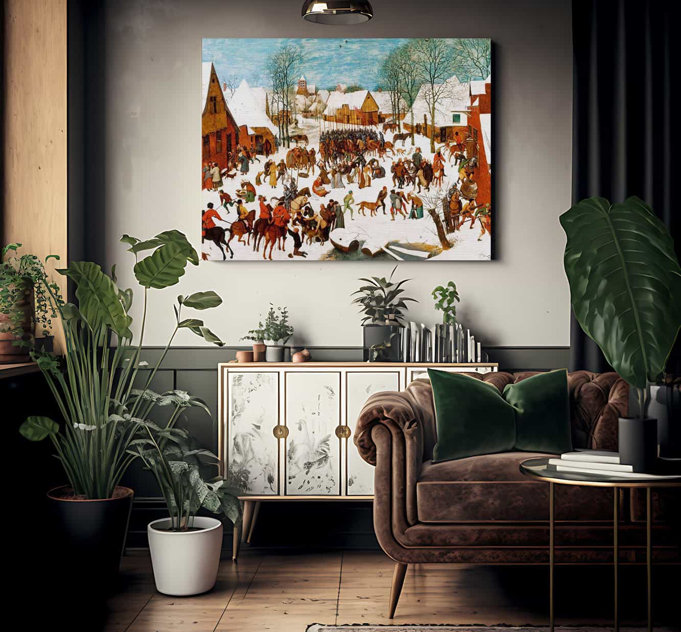 Massacre Of The Innocents 1565 1567 109 2X158 1 Royal Collection Upton House Warwichshire By The Elder Fine Art Print