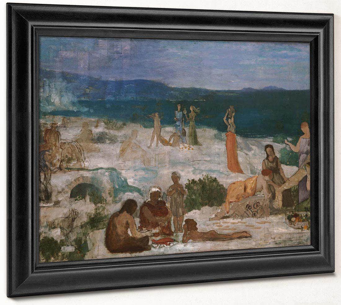 Massilia Greek Colony 1869 By Pierre Puvis De Chavannes Fine Art Print