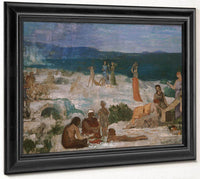 Massilia Greek Colony 1869 By Pierre Puvis De Chavannes Fine Art Print