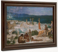 Massilia Greek Colony 1869 By Pierre Puvis De Chavannes Fine Art Print