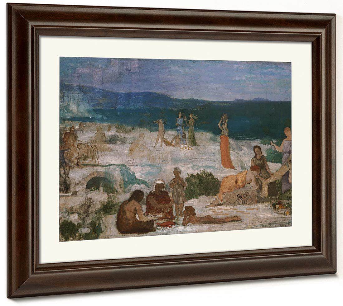 Massilia Greek Colony 1869 By Pierre Puvis De Chavannes Fine Art Print