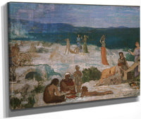 Massilia Greek Colony 1869 By Pierre Puvis De Chavannes Fine Art Print