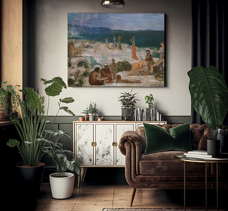 Massilia Greek Colony 1869 By Pierre Puvis De Chavannes Fine Art Print