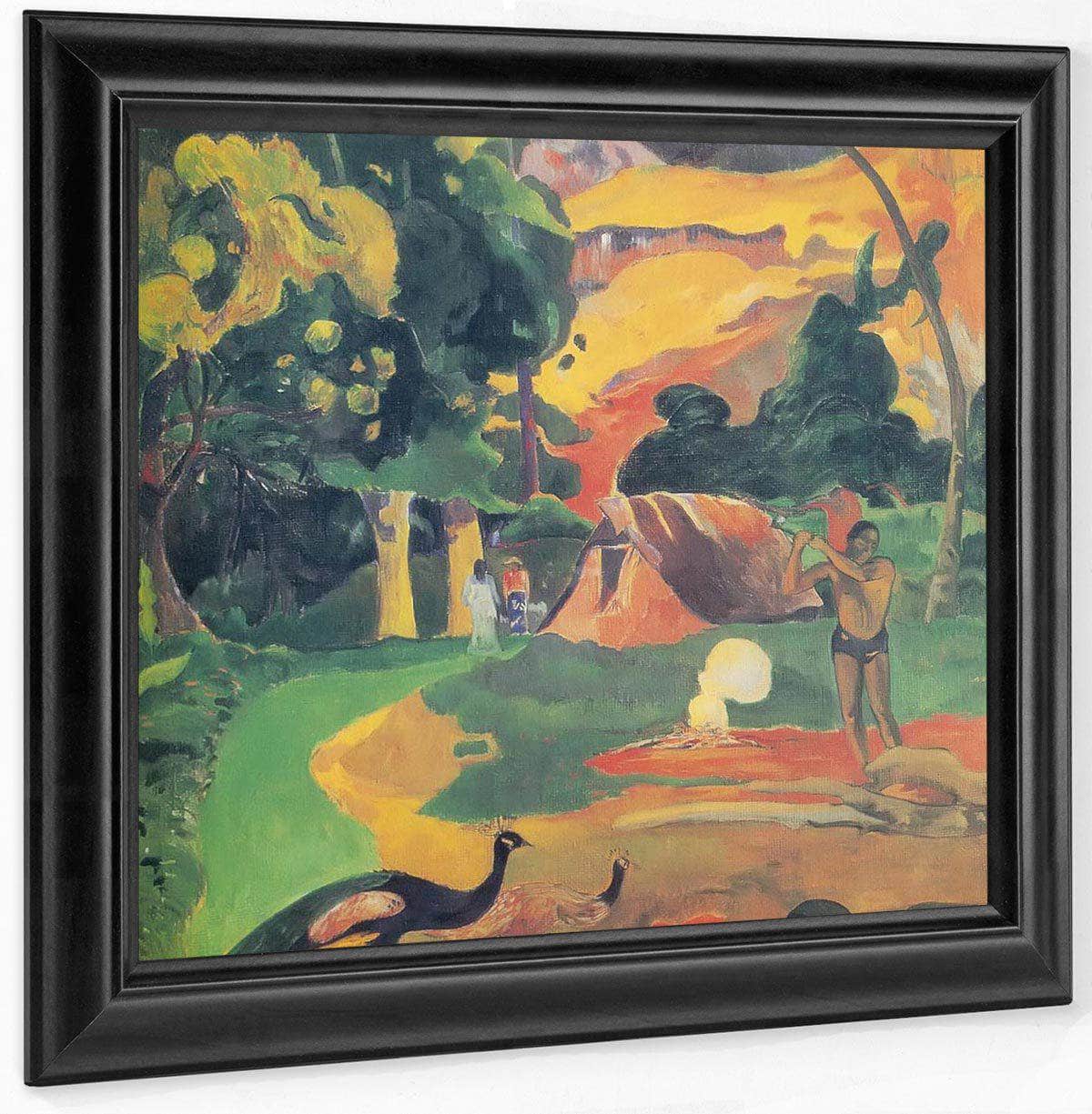 Matamoe ( Landscape With Peacocks) By Paul Gauguin Fine Art Print