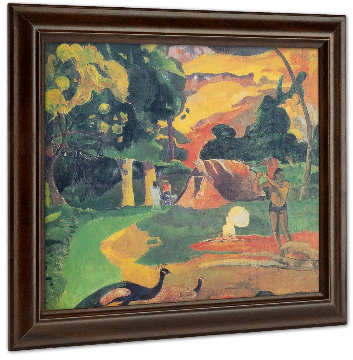 Matamoe ( Landscape With Peacocks) By Paul Gauguin Fine Art Print