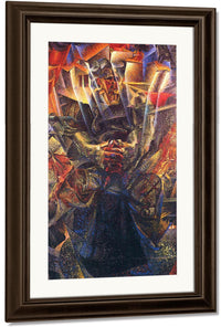 Materia 1912 Oil On Canvas 150X225 Private Collection By Umberto Boccioni Fine Art Print