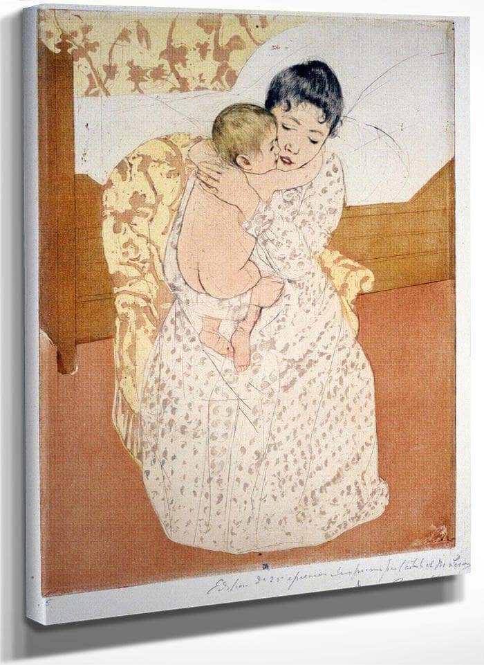 Maternal Caress By Cassatt Mary Fine Art Print