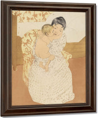 Maternal Caress By Mary Cassatt Fine Art Print