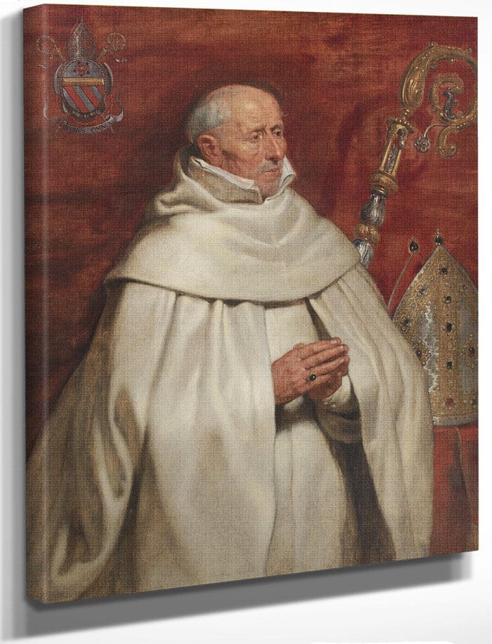 Matthaeus Yrsselius (1541 1629) Abbot Of Sint Michiel's Abbey In Antwerp By Peter Paul Rubens Fine Art Print